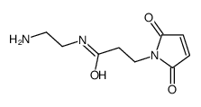 N-(2-aminoethyl)-3-(2,5-dioxopyrrol-1-yl)propanamide Structure