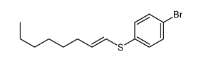 1-bromo-4-oct-1-enylsulfanylbenzene Structure