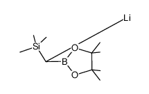 pinacol lithio(trimethylsilyl)methaneboronate结构式