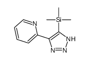 trimethyl-(5-pyridin-2-yl-2H-triazol-4-yl)silane Structure