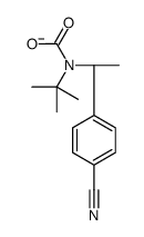 (S)-tert-butyl 1-(4-cyanophenyl)ethylcarbamate Structure