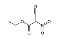 cyano-nitro-acetic acid ethyl ester Structure
