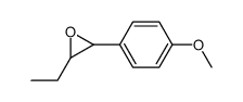 2-ethyl-3-(4-methoxy-phenyl)-oxirane结构式