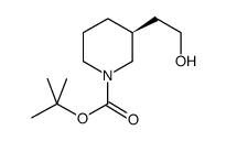 (S)-1-Boc-3-Hyroxyethyl piperidine structure