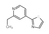 2-乙基-4-噻唑-2-吡啶结构式