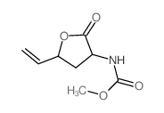 Carbamic acid,(5-ethenyltetrahydro-2-oxo-3-furanyl)-, methyl ester (9CI)结构式