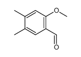 4,5-Dimethyl-2-methoxybenzaldehyde Structure
