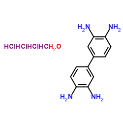 3,3'-二氨基联苯胺四盐酸盐,水合物结构式