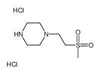 1-(2-(甲基磺酰基)乙基)哌嗪双盐酸盐结构式