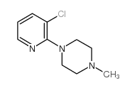 1-(3-氯吡啶-2-基)-4-甲基哌嗪结构式