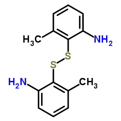 2,2'-Disulfanediylbis(3-methylaniline) Structure