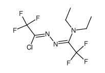 2-chloro-5-diethylamino-1,1,1,6,6,6-hexafluoro-3,4-diazahexa-2,4-diene Structure