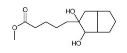 methyl 5-(1,2-dihydroxy-3,3a,4,5,6,6a-hexahydro-1H-pentalen-2-yl)pentanoate结构式