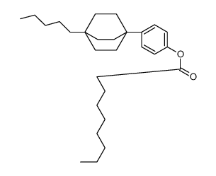 [4-(1-pentyl-4-bicyclo[2.2.2]octanyl)phenyl] nonanoate结构式