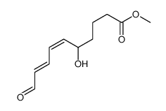 methyl 5-hydroxy-10-oxodeca-6,8-dienoate Structure