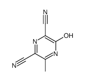 2-methyl-6-oxo-1H-pyrazine-3,5-dicarbonitrile Structure