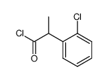 α-methyl 2-chlorophenylacetyl chloride Structure