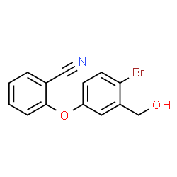 2-(4-Bromo-3-(hydroxymethyl)phenoxy)benzonitrile picture