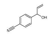 4-(1-hydroxyprop-2-enyl)benzonitrile结构式