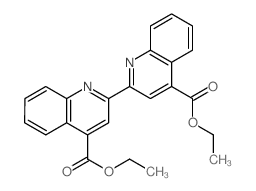 ethyl 2-(4-ethoxycarbonylquinolin-2-yl)quinoline-4-carboxylate结构式