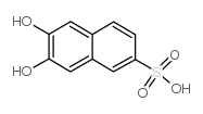 6,7-二羟基萘-2-磺酸结构式