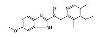 1H-Benzimidazole, 6-methoxy-2-[(S)-[[4-(methoxy-d3)-3,5-dimethyl-2-pyridinyl]methyl]sulfinyl] Structure