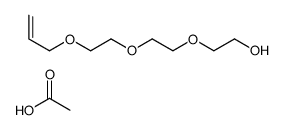 acetic acid,2-[2-(2-prop-2-enoxyethoxy)ethoxy]ethanol结构式