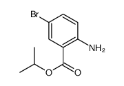 2-氨基-5-溴苯甲酸异丙酯结构式