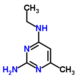 N4-Ethyl-6-methyl-2,4-pyrimidinediamine Structure