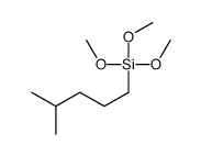 trimethoxy(4-methylpentyl)silane结构式