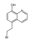 5-(2-bromoethyl)quinolin-8-ol结构式