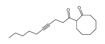 2-(Dec-4-inoyl)-cyclooctanon Structure