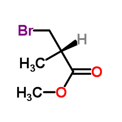 (S)-(-)-3-溴代异丁酸甲酯结构式