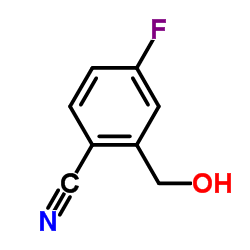 4-Fluoro-2-(hydroxymethyl)benzonitrile Structure