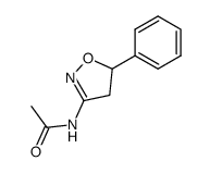 N-(5-phenyl-4,5-dihydro-isoxazol-3-yl)-acetamide Structure