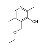 4-ethoxymethyl-2,5-dimethyl-pyridin-3-ol结构式