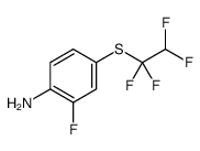 2-fluoro-4-(1,1,2,2-tetrafluoroethylsulfanyl)aniline Structure