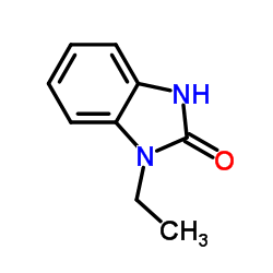 1-乙基-1H-苯并[d]咪唑-2(3H)-酮结构式