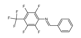 benzylidene 4-trifluoromethyl-2,3,5,6-tetrafluoroaniline Structure