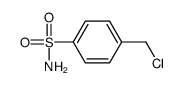 4-(chloromethyl)benzenesulfonamide结构式