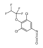 3,5-二氯-4-(1,1,2,2-四氟乙氧基)苯基异氰酸酯结构式