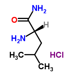 L-亮氨酰胺盐酸盐结构式