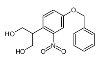 2-(2-nitro-4-phenylmethoxyphenyl)propane-1,3-diol结构式