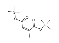 bis(trimethylsilyl) 2-methylmaleate Structure