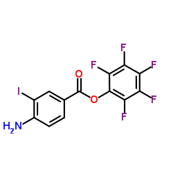 Pentafluorophenyl 4-amino-3-iodobenzoate Structure