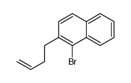 1-bromo-2-but-3-enylnaphthalene Structure