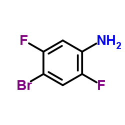 4-溴-2,5-二氟苯胺结构式