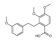 3,4-dimethoxy-2-[2-(3-methoxyphenyl)ethyl]benzoic acid Structure
