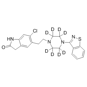 齐哌西酮D8结构式