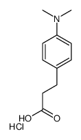 3-(4-DIMETHYLAMINOPHENYL)PROPIONIC ACID HYDROCHLORIDE Structure